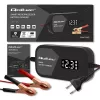 Cargador de baterías QOLTEC 52492 12V 2A con control por microprocesador y regeneración de celdas
