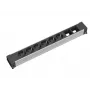 Alargador de corriente 6 tomas AC Bachmann 909.009 negro plata