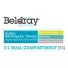 Papelera Beldray LA035235WHTFEU7 doble compartimento 5 L blanca