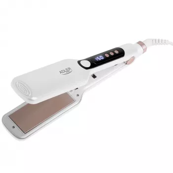 Plancha de pelo Adler AD 2325 — placas de cerámica, 7 niveles de temperatura, 140–220 °C, 120 W, cable de 1,8 m