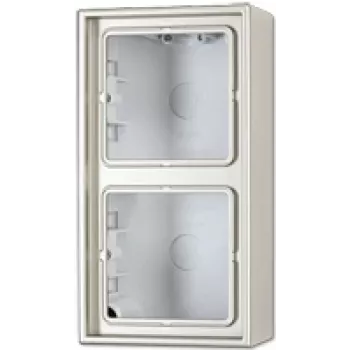 Carcasa de superficie JUNG ES 2582 A-L acero inoxidable