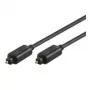 Goobay AVK 220-1000 Cable de audio óptico digital, Toslink, 10 m, negro