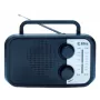 Radio portátil Eltra DANA negra – receptor FM/AM, diseño compacto