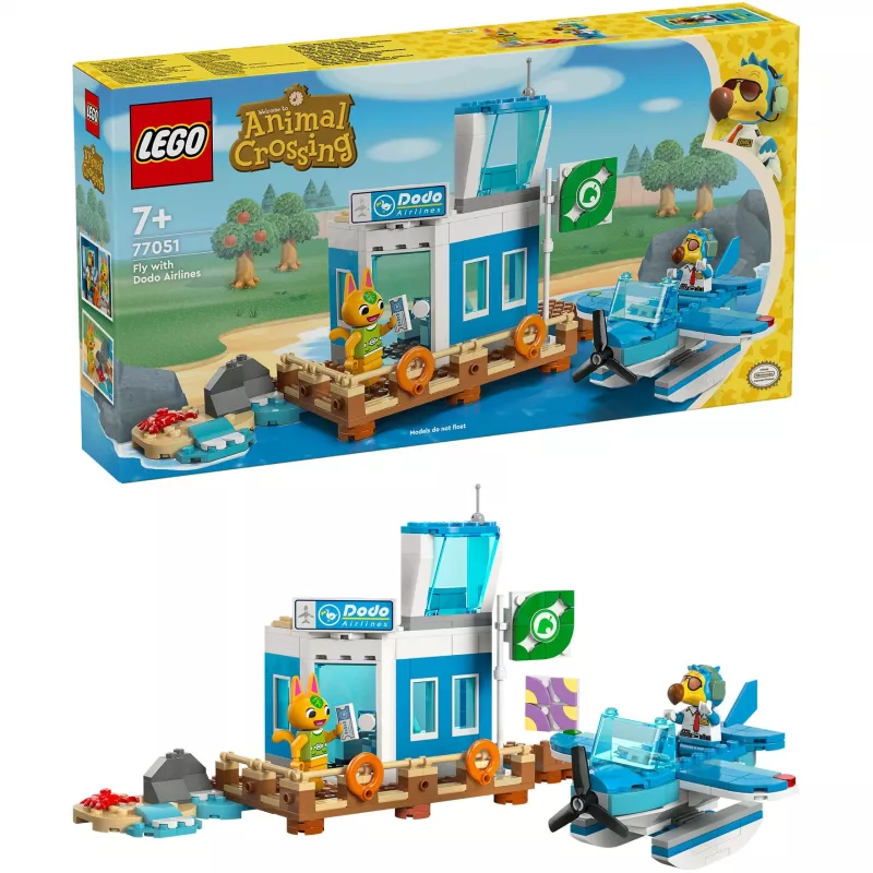 Juguete de construcción LEGO 77051 Animal Crossing: set de volar con Dodo Airlines, marca LEGO, modelo 77051