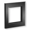 eQ-3 Homematic IP Marco de cristal simple, negro (162148A1)