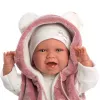 Llorens 74070 Mimi muñeco bebé que ríe con sonido, 42 cm