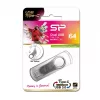 Memoria USB Silicon Power Mobile C80 64 GB USB Type-A / USB Type-C 3.0 (3.1 Gen 1) titanio