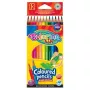 Lápices de colores hexagonales Colorino Kids 12 colores
