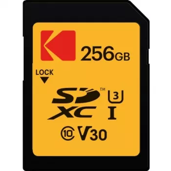 Tarjeta de memoria Kodak 256GB UHS-I U3 V30 Ultra EKMSD256GXC10HPRK