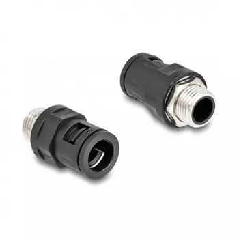 Prensaestopas DeLOCK 60453 M16 negro 2 uds. latón