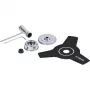 Bosch Professional F016800631 juego de cuchillas para desbrozadora GFR 18V-23 / GRT 18V-33, 6 piezas, 23 cm
