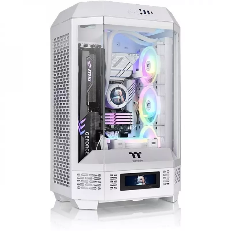 Kit de pantalla LCD Thermaltake de 3,9 pulgadas negro para la serie Tower 300 y Ceres 330 Hydrangea Blue