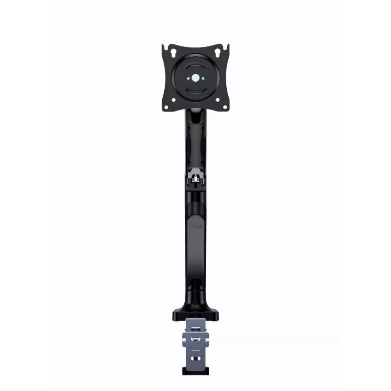 Soporte para monitor GEMBIRD MA-DA1-03 para pantallas de 17–35 pulgadas, 10 kg, VESA 75x75–100x100, pinza de mesa/pasacables de mesa, negro