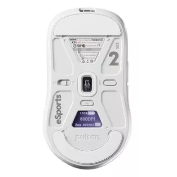 Ratón USB óptico inalámbrico X2H/MEDIUM blanco PX2HES22 Pulsar