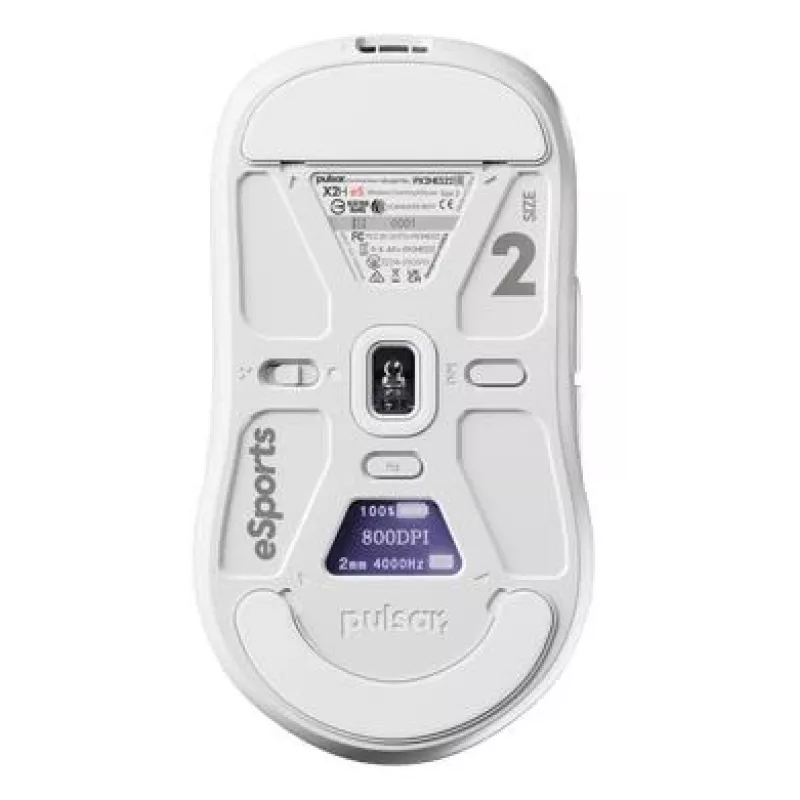 Ratón USB óptico inalámbrico X2H/MEDIUM blanco PX2HES22 Pulsar