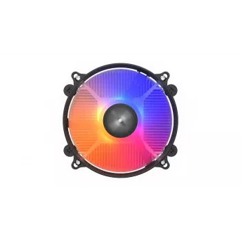 Ventilador de CPU KRUX Integrator RGB KRX0093 con ventilador PWM de 120 mm, iluminación ARGB, 85 W TDP, compatibilidad AM4