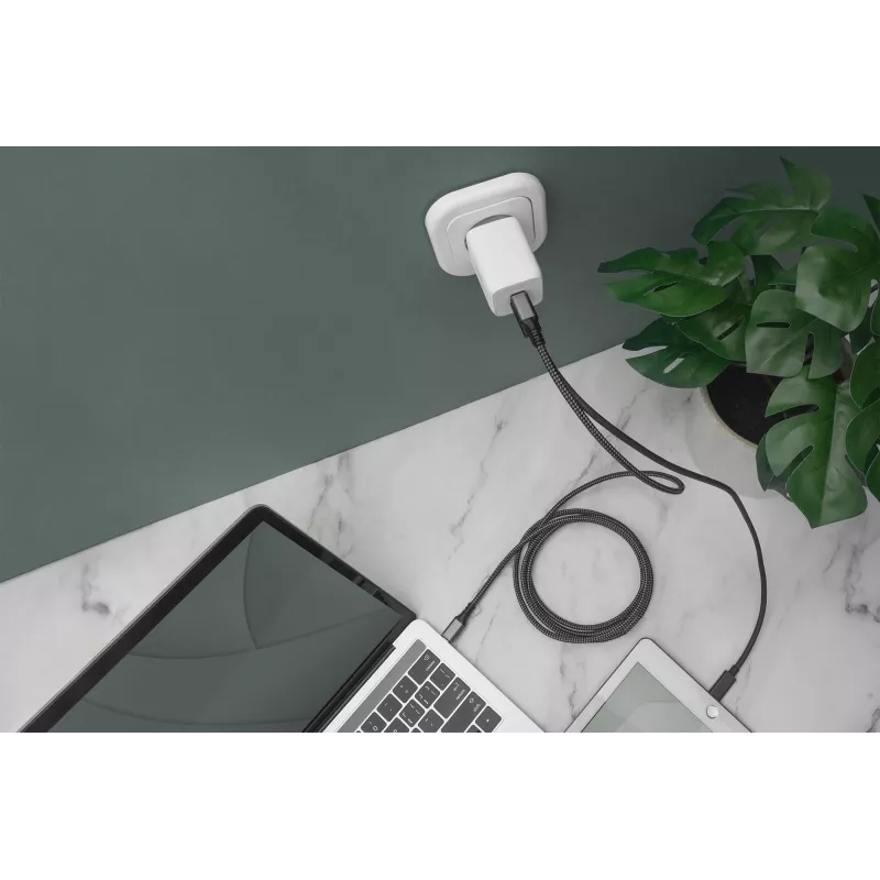 Cargador USB-C Digitus. 2 puertos. 65W GaN