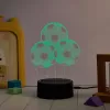 Lámpara de mesa MANTA SNL124RGB esferas de decoración de luz RGB 3D, LED con cambio de color, iluminación decorativa
