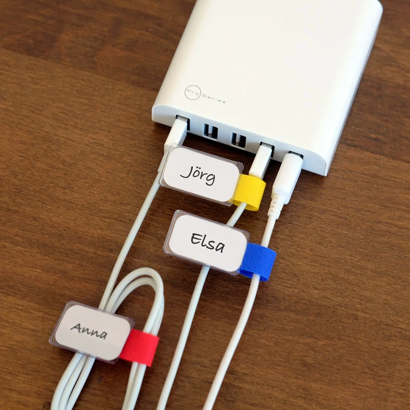 Bridas Label-the-cable LTC 2530 Azul Rojo Amarillo