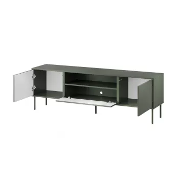 Mueble RTV Cama EF TRESSE 180x40x54.5 verde mate