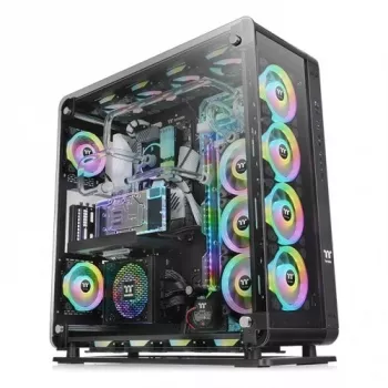 Caja de PC Thermaltake Core P8 TG torre completa negra