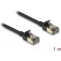 Cable de red DeLOCK RJ45 Cat.8.1 F/FTP fino Pro 1 m negro