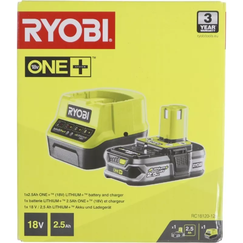 Ryobi RC18120-125 Set de batería y cargador