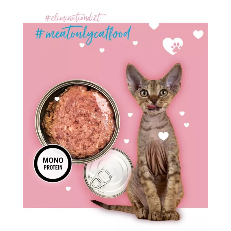 3COTY Pavo - Alimento húmedo para gatos - 80g