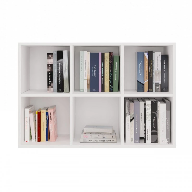Estantería MALAX MINI 2X3 blanco