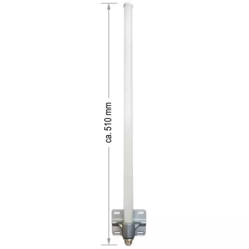Antena ALLNET 2,4 GHz 8 dBi Omni Exterior N-Tipo-Hembra ANT-24-1T1R-OMNI-8dbi (ANT-24-1T1R-OMNI-8dbi)