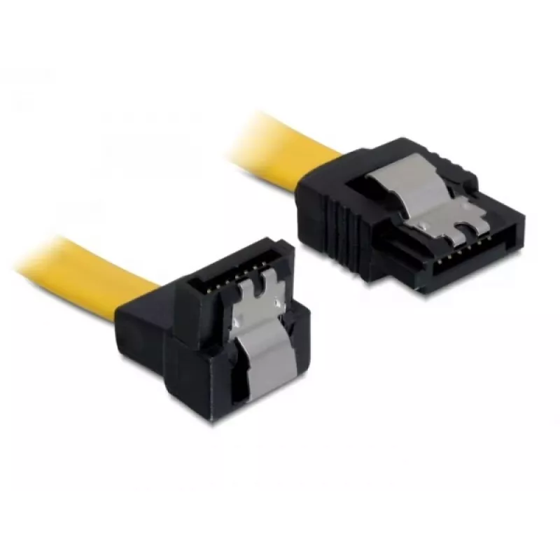 Cable SATA conector macho/conector macho DeLOCK 0,3 m amarillo 82806