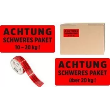 Etiquetas de advertencia AVERY 7254 rojo 200 uds. 100 x 50 mm