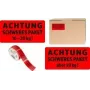 Etiquetas de advertencia AVERY 7254 rojo 200 uds. 100 x 50 mm