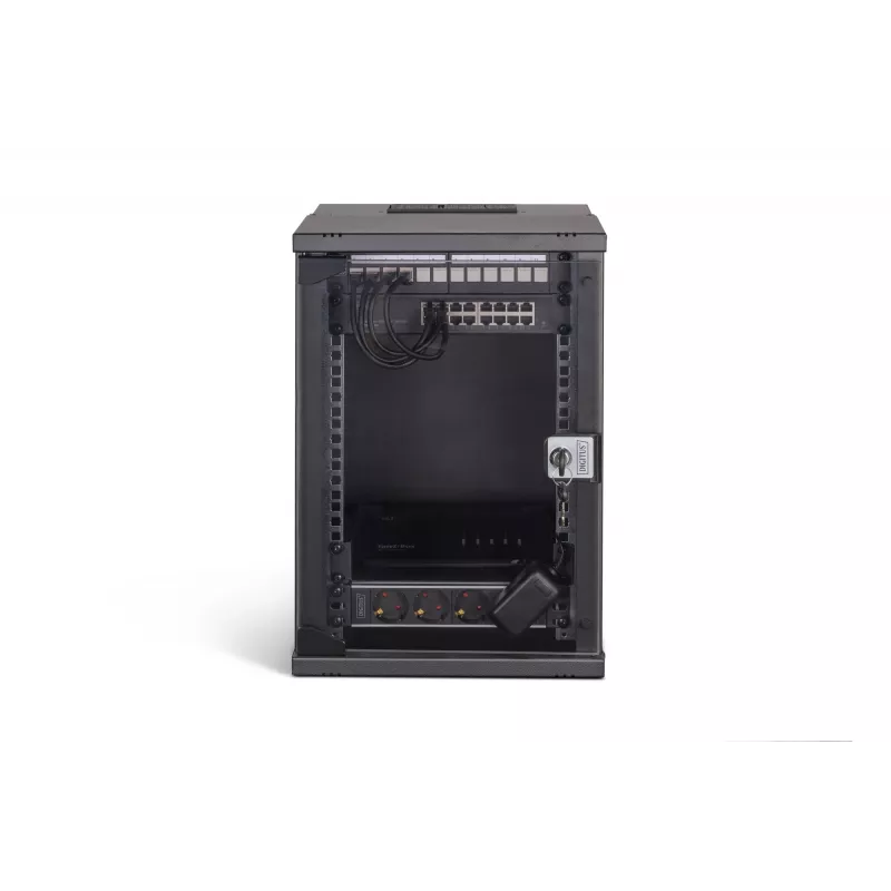 Armario de pared Digitus DN-49103-SET 9U 315 x 300 mm negro