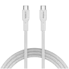 CANYON Cable OnWire 60CL C-C 60W COLOR trenzado 1m blanco