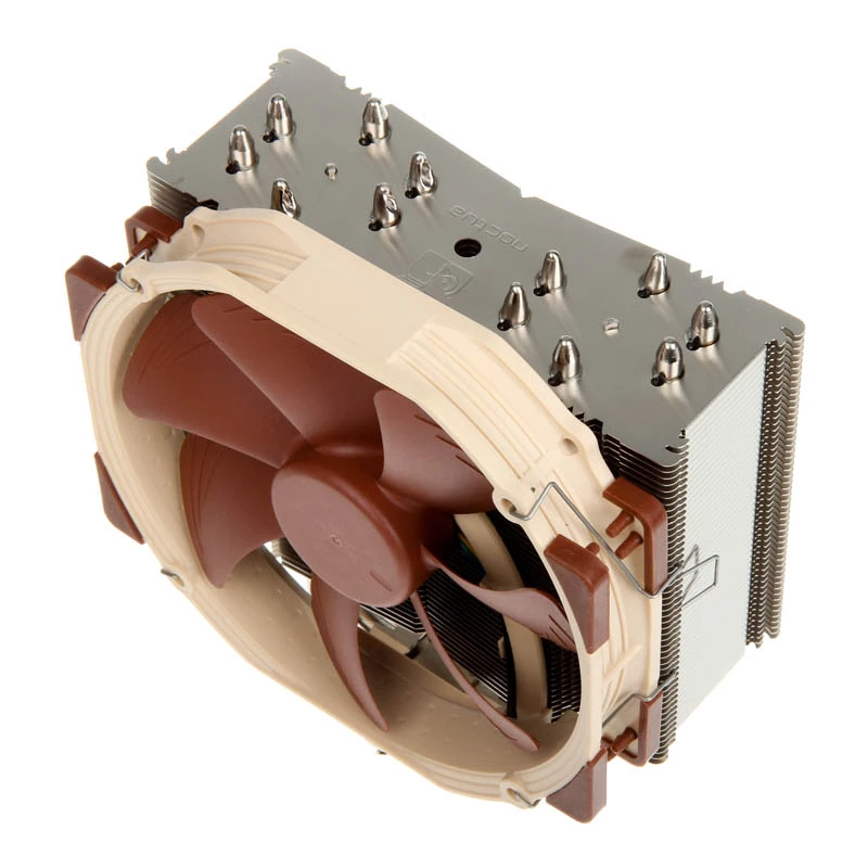 Componente de refrigeración para ordenador Noctua NH-U14S disipador de procesador 12 cm marrón, acero inoxidable