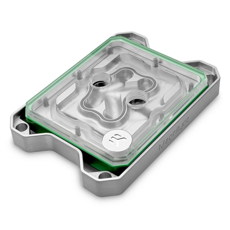 Accesorio decorativo EK Water Blocks aluminio verde