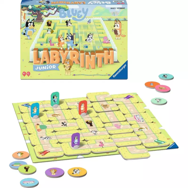 Bluey Junior Labyrinth, juego de mesa