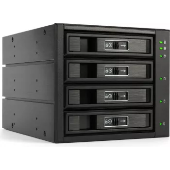 FANTEC BP-T3141, módulo backplane 4x SAS/SATA 6G 3.5/2.5 HDD/SSD en 3x5,25 (2192)