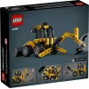 Set de construcción LEGO Technic Backhoe Loader 42197 — dirección articulada, cargador funcional, 104 piezas, edad recomendada 7+