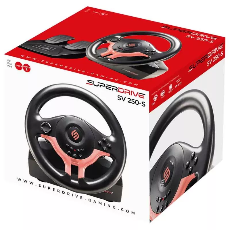 Volante Subsonic Superdrive SV 250-S Driving Wheel Red Edition