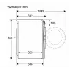Lavadora de carga frontal Bosch WGE02201PL — 8 kg, 1200 rpm, tambor de 55 l, pantalla LED, inverter