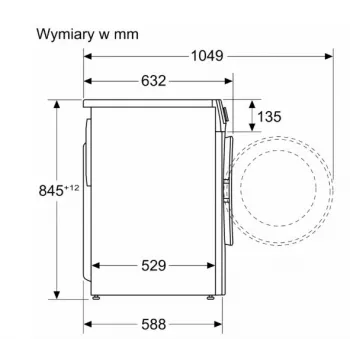 Lavadora de carga frontal Bosch WGE02201PL — 8 kg, 1200 rpm, tambor de 55 l, pantalla LED, inverter