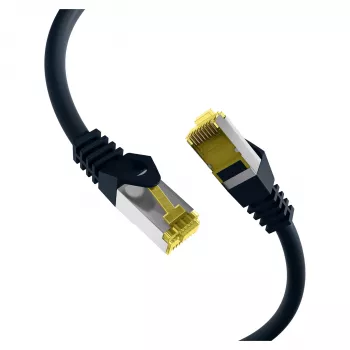 Cable de red RJ45 EFB-Elektronik Cat.6A S/FTP LSZHCat.7 cable bruto negro 0,15 m fabricante: EFB Elektronik (MK7001.0,15B)