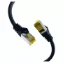 Cable de red RJ45 EFB-Elektronik Cat.6A S/FTP LSZHCat.7 cable bruto negro 0,15 m fabricante: EFB Elektronik (MK7001.0,15B)