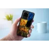Funda para móvil iKins para Samsung Galaxy S20 Ultra — negra, modelo 'Cafe Terrace'