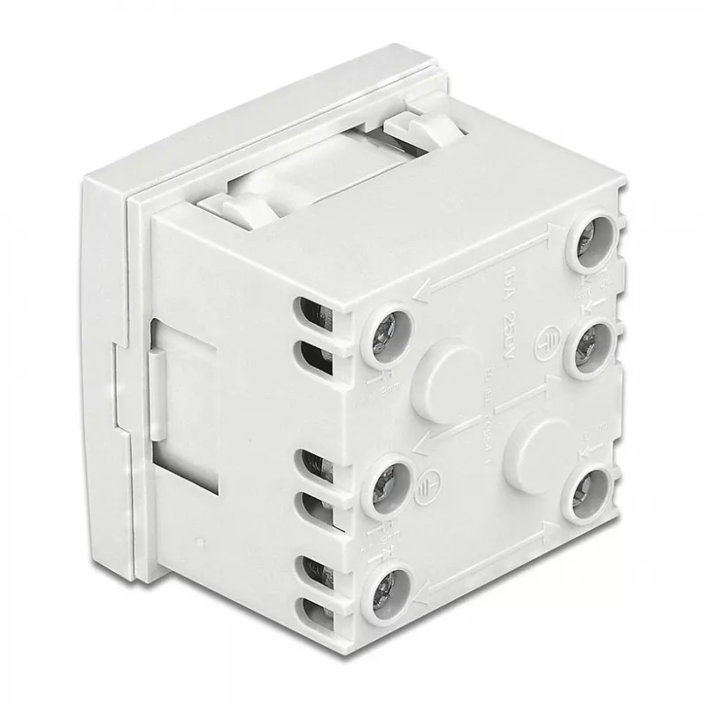 Enchufe CEE 7/3 DeLOCK 81425 250V 16A blanco