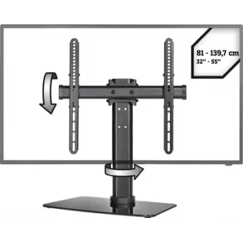 Soporte de TV SpeaKa Professional SP-TT-05 para televisores de 32–55 pulgadas, altura ajustable, inclinable y orientable