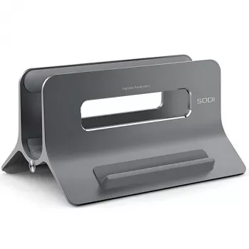 Soporte de gravedad para MacBook gris