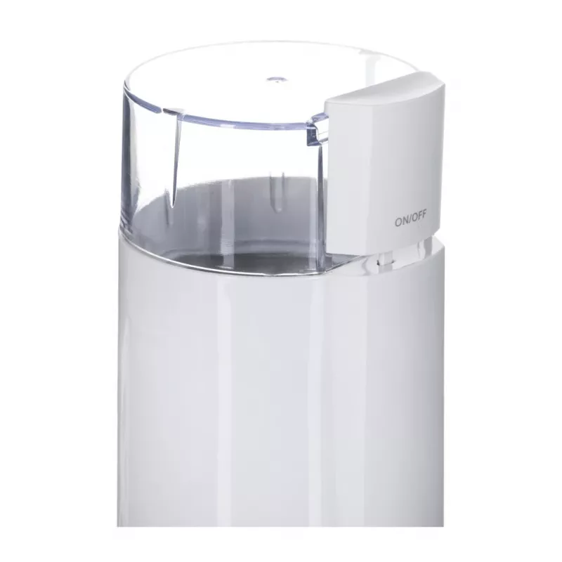 Molino de café eléctrico de cuchillas ESPERANZA EKC001W — 160 W, capacidad 50 g, cuchillas de acero inoxidable, blanco translúcido